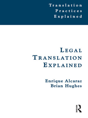 cover image of Legal Translation Explained